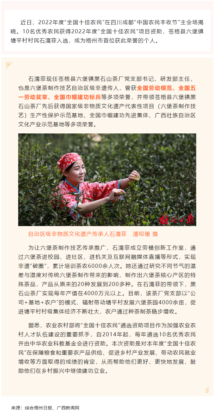 2022年“全國十佳農(nóng)民”揭曉 全國勞模石濡菲上榜！.png