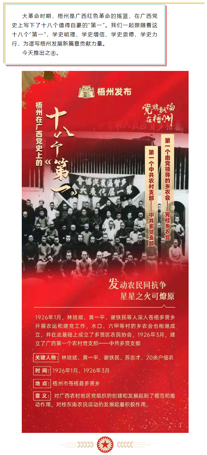 【職工學(xué)黨史】梧州18個(gè)“第一”之⑧丨廣西第一個(gè)中共農(nóng)村支部、第一個(gè)由黨領(lǐng)導(dǎo)的鄉(xiāng)農(nóng)會(huì).png