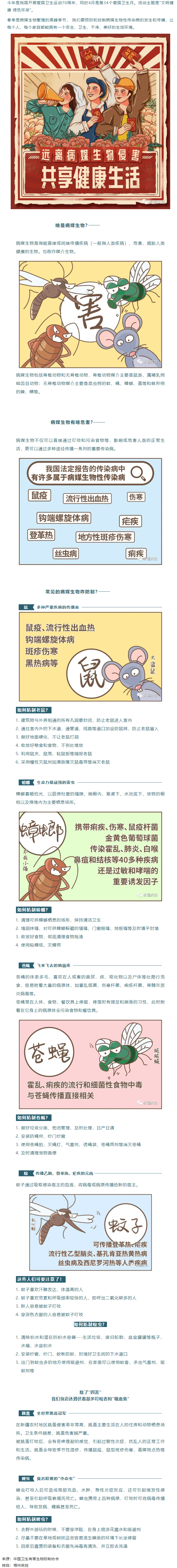 【愛國衛(wèi)生月】這些動物傳播各種傳染病，時刻潛伏在我們身邊.png