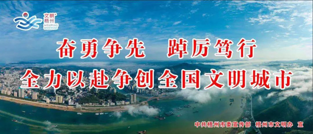 全國文明城市，我要創(chuàng)！我是梧州人，我行動