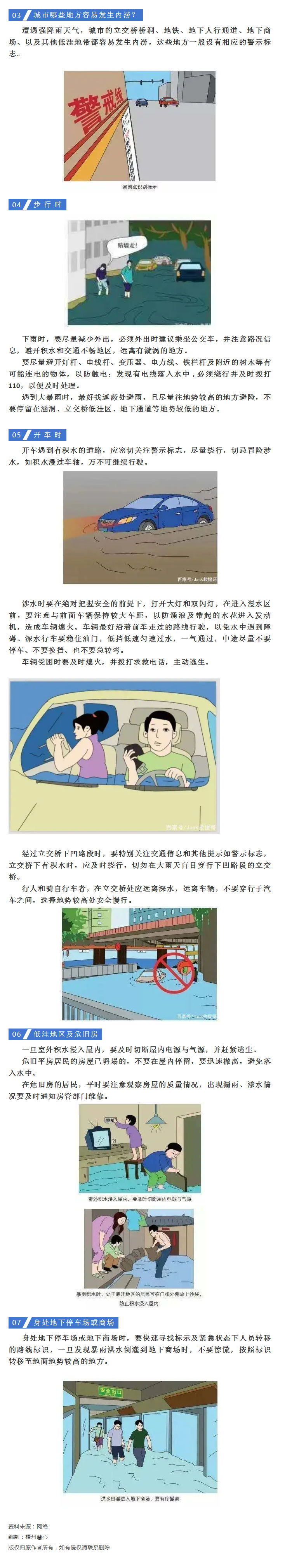 【職業(yè)防護科普】暴雨導致城市內澇，公眾應該如何避險？.png