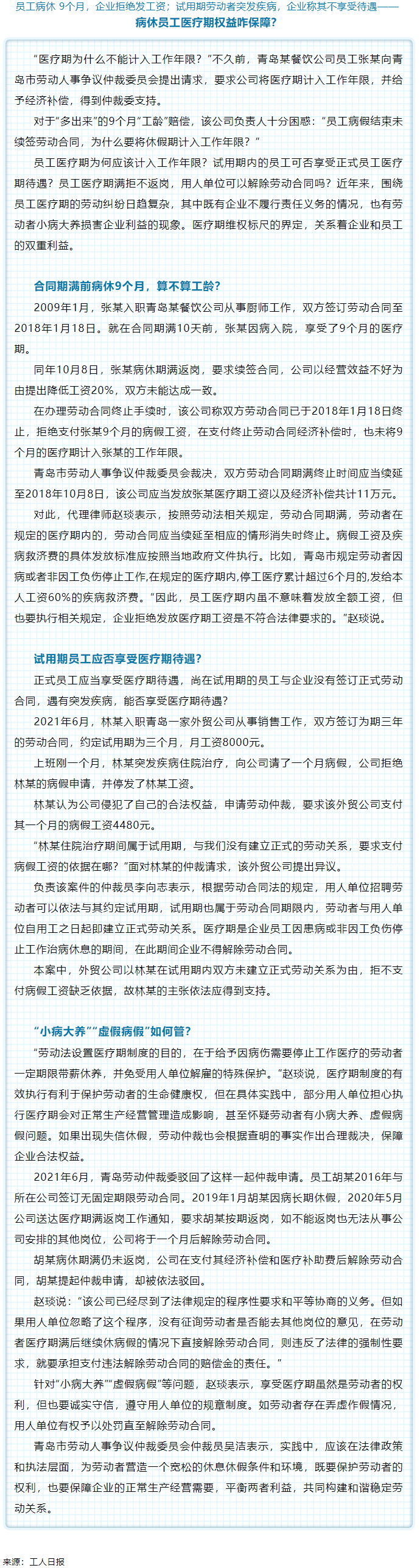 病休員工醫(yī)療期權(quán)益咋保障？.png